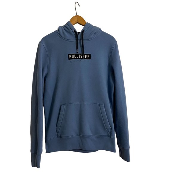 Hollister Shirts Hollister Mens Blue Hoodie Medium Poshmark
